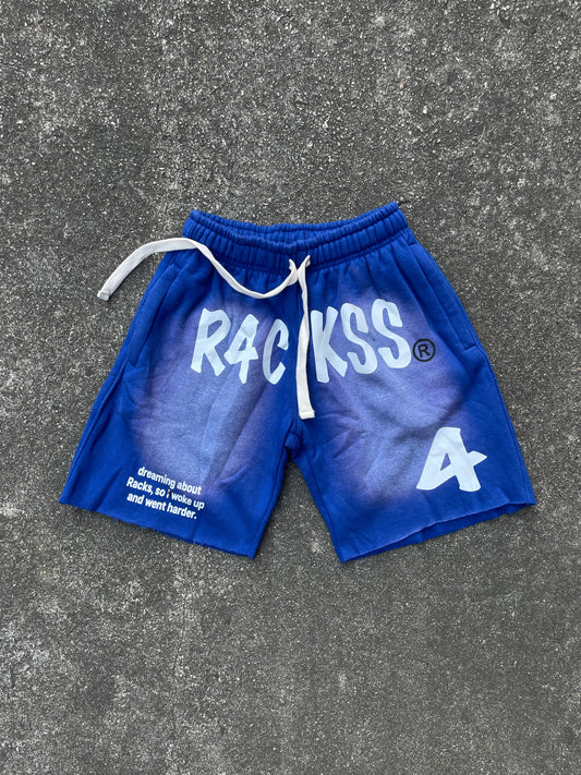 Blue r4ckss shorts